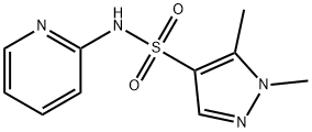 1,5-dimethyl-N-pyridin-2-ylpyrazole-4-sulfonamide Struktur