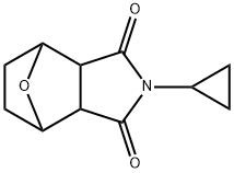 2-cyclopropyl-3a,4,5,6,7,7a-hexahydro-octahydro-1H-4,7-epoxyisoindole-1,3-dione Struktur