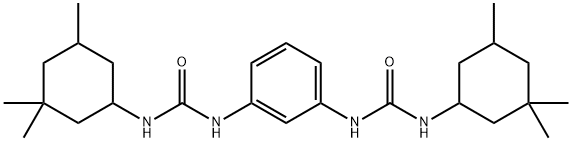 1-(3,3,5-trimethylcyclohexyl)-3-[3-[(3,3,5-trimethylcyclohexyl)carbamoylamino]phenyl]urea Struktur