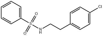 N-[2-(4-chlorophenyl)ethyl]benzenesulfonamide Struktur