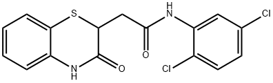 N-(2,5-dichlorophenyl)-2-(3-oxo-4H-1,4-benzothiazin-2-yl)acetamide