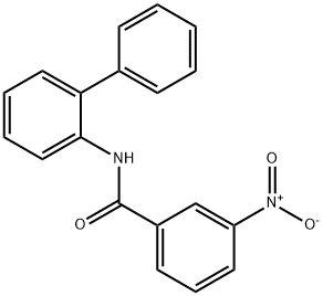 3-nitro-N-(2-phenylphenyl)benzamide Struktur