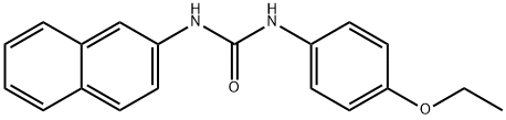 1-(4-ethoxyphenyl)-3-naphthalen-2-ylurea Struktur