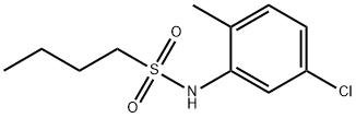 N-(5-chloro-2-methylphenyl)butane-1-sulfonamide Struktur