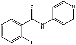 2-fluoro-N-pyridin-4-ylbenzamide Struktur