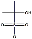 2-hydroxypropane-2-sulfonate Struktur