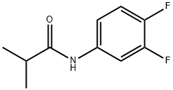 N-(3,4-difluorophenyl)-2-methylpropanamide Struktur