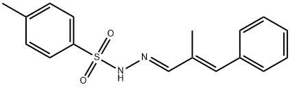 4-methyl-N-[(E)-[(E)-2-methyl-3-phenylprop-2-enylidene]amino]benzenesulfonamide Struktur