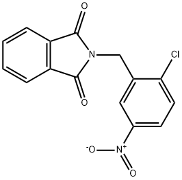 2-[(2-chloro-5-nitrophenyl)methyl]isoindole-1,3-dione Struktur