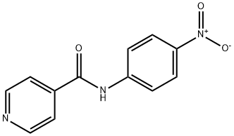 N-(4-nitrophenyl)pyridine-4-carboxamide Struktur