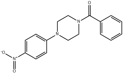 [4-(4-nitrophenyl)piperazin-1-yl]-phenylmethanone Struktur