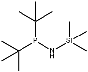 2-[tert-butyl-(trimethylsilylamino)phosphanyl]-2-methylpropane Struktur