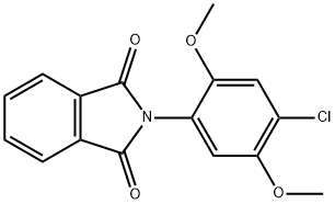 2-(4-chloro-2,5-dimethoxyphenyl)isoindole-1,3-dione Struktur