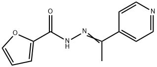 N-[(E)-1-pyridin-4-ylethylideneamino]furan-2-carboxamide Struktur