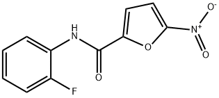 N-(2-fluorophenyl)-5-nitrofuran-2-carboxamide Struktur