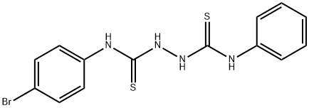 1-(4-bromophenyl)-3-(phenylcarbamothioylamino)thiourea Struktur