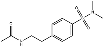 N-[2-[4-(dimethylsulfamoyl)phenyl]ethyl]acetamide Struktur