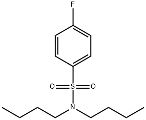 N,N-dibutyl-4-fluorobenzenesulfonamide Struktur