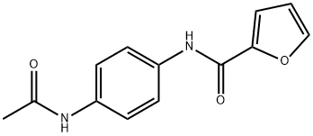 N-(4-acetamidophenyl)furan-2-carboxamide Struktur