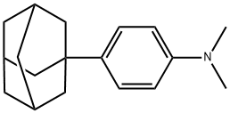 4-(1-adamantyl)-N,N-dimethylaniline Struktur