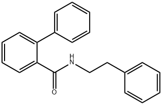 2-phenyl-N-(2-phenylethyl)benzamide Struktur