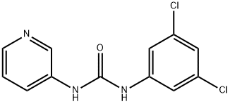 1-(3,5-dichlorophenyl)-3-pyridin-3-ylurea Struktur