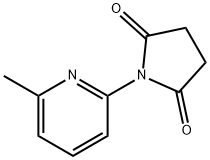 1-(6-methylpyridin-2-yl)pyrrolidine-2,5-dione Struktur