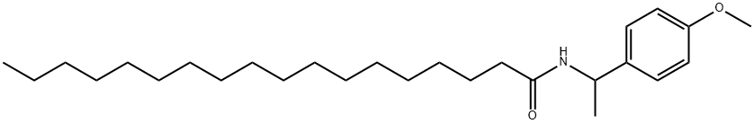 N-[1-(4-methoxyphenyl)ethyl]octadecanamide Struktur