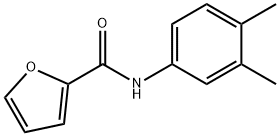 N-(3,4-dimethylphenyl)furan-2-carboxamide Struktur