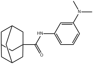 N-[3-(dimethylamino)phenyl]adamantane-1-carboxamide Struktur