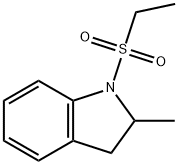 1-ethylsulfonyl-2-methyl-2,3-dihydroindole Struktur