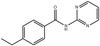 4-ethyl-N-pyrimidin-2-ylbenzamide Struktur