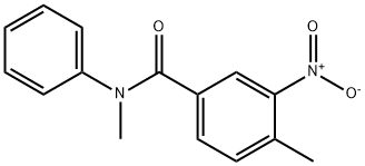 N,4-dimethyl-3-nitro-N-phenylbenzamide Struktur