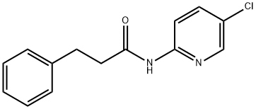 N-(5-chloropyridin-2-yl)-3-phenylpropanamide Struktur