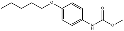 methyl N-(4-pentoxyphenyl)carbamate Struktur