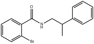 2-bromo-N-(2-phenylpropyl)benzamide Struktur