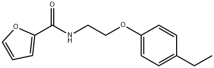 N-[2-(4-ethylphenoxy)ethyl]furan-2-carboxamide Struktur