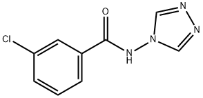 3-chloro-N-(1,2,4-triazol-4-yl)benzamide Struktur