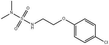 1-chloro-4-[2-(dimethylsulfamoylamino)ethoxy]benzene Struktur