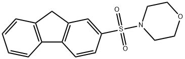 4-(9H-fluoren-2-ylsulfonyl)morpholine Struktur