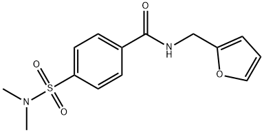 4-(dimethylsulfamoyl)-N-(furan-2-ylmethyl)benzamide Struktur