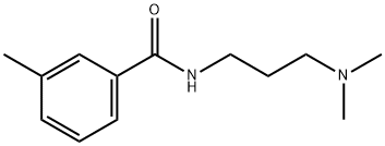 N-[3-(dimethylamino)propyl]-3-methylbenzamide Struktur