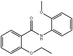 2-ethoxy-N-(2-methoxyphenyl)benzamide Struktur