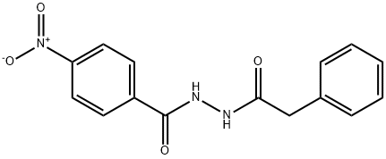 4-nitro-N'-(2-phenylacetyl)benzohydrazide Struktur