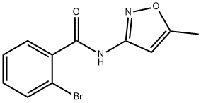 2-bromo-N-(5-methyl-1,2-oxazol-3-yl)benzamide Struktur