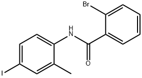 2-bromo-N-(4-iodo-2-methylphenyl)benzamide Struktur