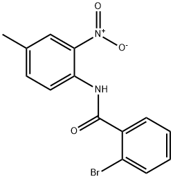 2-bromo-N-(4-methyl-2-nitrophenyl)benzamide Struktur