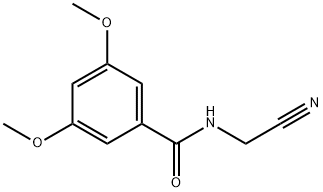 N-(cyanomethyl)-3,5-dimethoxybenzamide Struktur