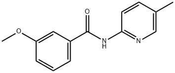 3-methoxy-N-(5-methylpyridin-2-yl)benzamide Struktur