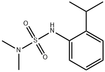 1-(dimethylsulfamoylamino)-2-propan-2-ylbenzene Struktur